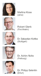 Portraits der an der Telefonaktion beteiligten Anwälte